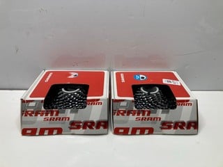 Lot 477  
            Nottingham SR9 - Delivery Only 

                
2 X SRAM 11-SPEED BICYCLE CASSETTE SPROCKET
