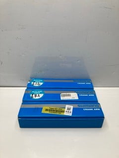 Lot 484  
            Nottingham SR9 - Delivery Only 

                
3 X SHIMANO BICYCLE CRANK ARMS