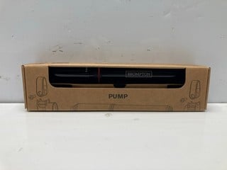 Lot 487  
            Nottingham SR9 - Delivery Only 

                
BROMPTON LEZYNE BICYCLE PUMP