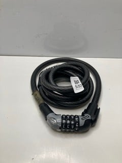 Lot 532  
            Nottingham SR9 - Delivery Only 

                
2 X KRYPTONITE CODED BICYCLE LOCKS