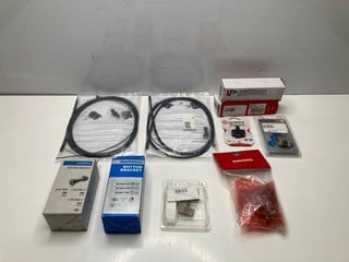 Lot 550  
            Nottingham SR9 - Delivery Only 

                
QTY OF VARIOUS BICYCLE PARTS INC SHIMANO DISC BRAKE ROTOR