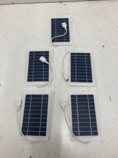 Lot 576  
            Nottingham SR9 - Delivery Only 

                
5 X MINI SOLAR PANELS WITH USB CONNECTOR