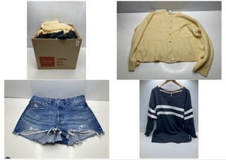 Lot 742  
            Nottingham SR9 - Delivery Only 

                
BOX OF PREMIUM CLOTHING ITEMS IN VARIOUS BRANDS & DESIGNS APPROX TOTAL RRP: £300