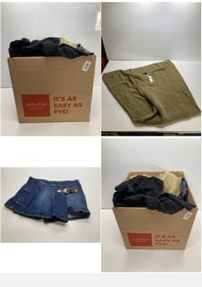 Lot 765  
            Nottingham SR9 - Delivery Only 

                
BOX OF PREMIUM CLOTHING ITEMS IN VARIOUS BRANDS & DESIGNS APPROX TOTAL RRP: £300