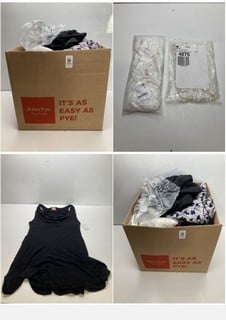 Lot 771  
            Nottingham SR9 - Delivery Only 

                
BOX OF PREMIUM CLOTHING ITEMS IN VARIOUS BRANDS & DESIGNS APPROX TOTAL RRP: £300