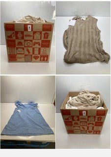 Lot 772  
            Nottingham SR9 - Delivery Only 

                
BOX OF PREMIUM CLOTHING ITEMS IN VARIOUS BRANDS & DESIGNS APPROX TOTAL RRP: £300