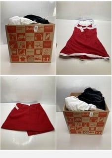 Lot 776  
            Nottingham SR9 - Delivery Only 

                
BOX OF PREMIUM CLOTHING ITEMS IN VARIOUS BRANDS & DESIGNS APPROX TOTAL RRP: £300