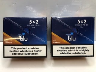 Lot 78  
            Nottingham SR9 - Delivery Only 

                
MY BLU 0.8% 1.5ML 5 X 2 LIQUID NICOTINE PODS - 18+ ID REQUIRED