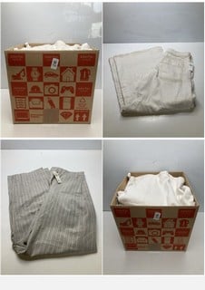 Lot 795  
            Nottingham SR9 - Delivery Only 

                
BOX OF PREMIUM CLOTHING ITEMS IN VARIOUS BRANDS & DESIGNS APPROX TOTAL RRP: £300