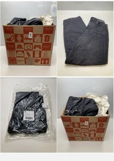 Lot 797  
            Nottingham SR9 - Delivery Only 

                
BOX OF PREMIUM CLOTHING ITEMS IN VARIOUS BRANDS & DESIGNS APPROX TOTAL RRP: £300