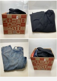 Lot 803  
            Nottingham SR9 - Delivery Only 

                
BOX OF PREMIUM CLOTHING ITEMS IN VARIOUS BRANDS & DESIGNS APPROX TOTAL RRP: £300