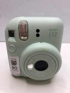 Lot 80  
            Nottingham SR9 - Delivery Only 

                
INSTAX MINI 12 POLAROID CAMERA