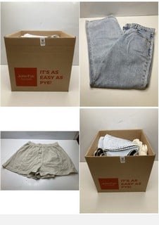 Lot 869  
            Nottingham SR9 - Delivery Only 

                
BOX OF PREMIUM CLOTHING ITEMS IN VARIOUS BRANDS & DESIGNS APPROX TOTAL RRP: £300