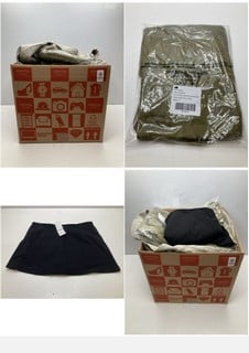 Lot 880  
            Nottingham SR9 - Delivery Only 

                
BOX OF PREMIUM CLOTHING ITEMS IN VARIOUS BRANDS & DESIGNS APPROX TOTAL RRP: £300