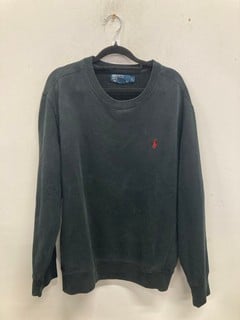 Lot 974  
            Nottingham SR9 - Delivery Only 

                
POLO RALPH LAUREN BLACKED WASHED SWEATSHIRT UK SIZE L