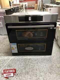 Lot 13  
            Nottingham SR1 - Delivery or Collection 

                
SAMSUNG DUAL FLEX BUILT IN SINGLE OVEN - MODEL - NV7B5755SAS - ORIGINAL RRP - £89...