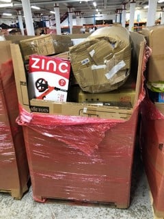 Lot 231  
            Nottingham SR1 - Delivery or Collection 

                
PALLET OF VARIOUS ITEMS TO INC. ZINC BIG WHEELED FOLDING SCOOTER