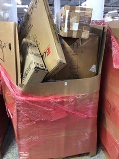 Lot 234  
            Nottingham SR1 - Delivery or Collection 

                
PALLET OF VARIOUS ITEMS TO INC. HYATTO OFFICE CHAIR