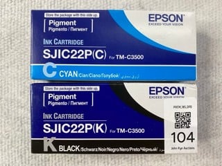 Lot 104  
            Nottingham Prem - Delivery Only 

                
2 X EPSON INK CARTRIDGE