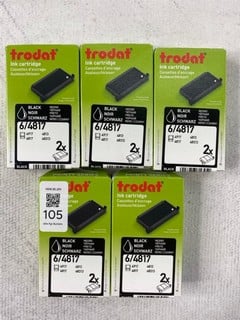 Lot 105  
            Nottingham Prem - Delivery Only 

                
5 X TRODAT BLACK PRINTER CARTRIDGE