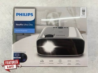 Lot 10  
            Nottingham Prem - Delivery Only 

                
PHILIPS NEOPIX ULTRAONE PROJECTOR (SEALED)