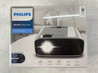 Lot 11  
            Nottingham Prem - Delivery Only 

                
PHILIPS NEOPIX ULTRAONE PROJECTOR (SEALED)