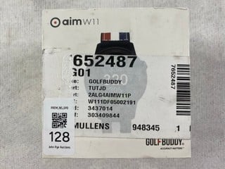 Lot 128  
            Nottingham Prem - Delivery Only 

                
GOLF BUDDY AIM W11 GPS GOLF WATCH. (WITH BOX) [JPTN47597]