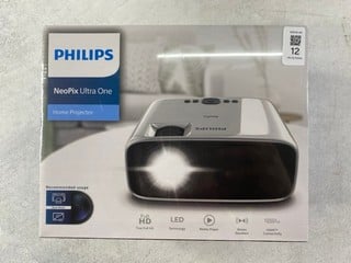 Lot 12  
            Nottingham Prem - Delivery Only 

                
PHILIPS NEOPIX ULTRAONE PROJECTOR (SEALED)