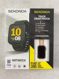 Lot 130  
            Nottingham Prem - Delivery Only 

                
2 X ASSORTED ITEMS TO INCLUDE SEKONDA SMARTWATCH TRACK. [JPTN47572, JPTN47578]