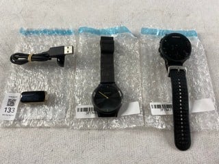 Lot 133  
            Nottingham Prem - Delivery Only 

                
3 X WATCHES TO INC GARMIN FORERUNNER 235 SMARTWATCH. [JPTN47562]