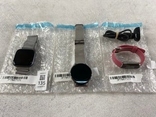 Lot 135  
            Nottingham Prem - Delivery Only 

                
3 X WATCHES TO INC FITBIT LUXE SMART FITNESS TRACKER: MODEL NO FB422 [JPTN47533]