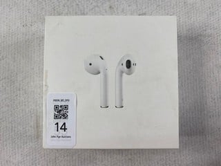 Lot 14  
            Nottingham Prem - Delivery Only 

                
APPLE AIRPODS WITH CHARGING CASE