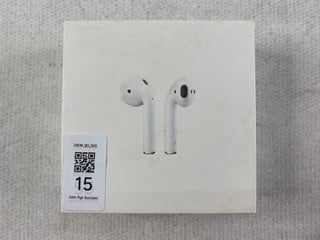 Lot 15  
            Nottingham Prem - Delivery Only 

                
APPLE AIRPODS WITH CHARGING CASE