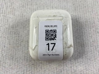 Lot 17  
            Nottingham Prem - Delivery Only 

                
APPLE AIRPODS WITH CHARGING CASE (UNIT ONLY)