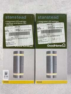 Lot 233  
            Nottingham Prem - Delivery Only 

                
2 X STANDSTEAD LED LIGHT