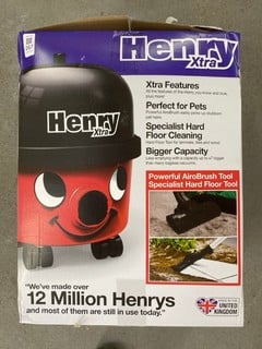 Lot 267  
            Nottingham Prem - Delivery Only 

                
HENRY XTRA VACUUM CLEANER