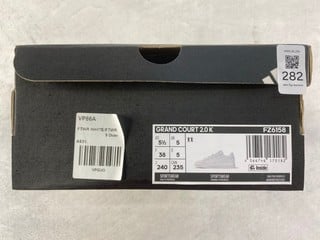 Lot 282  
            Nottingham Prem - Delivery Only 

                
ADIDAS GRAND COURT 2.0 K UK SIZE 5