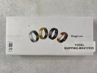 Lot 29  
            Nottingham Prem - Delivery Only 

                
RINGCONN GENERATION 2 SMART RING: MODEL NO CHR-02 (WITH BOX) [JPTN47630]
