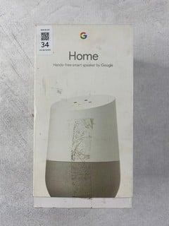 Lot 34  
            Nottingham Prem - Delivery Only 

                
GOOGLE HOME SMART SPEAKER. (WITH BOX) [JPTN47607]