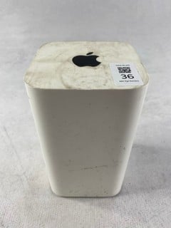 Lot 36  
            Nottingham Prem - Delivery Only 

                
APPLE AIR PORT TIME CAPSULE WIRELESS STORAGE: MODEL NO A1470 [JPTN47608]