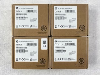 Lot 63  
            Nottingham Prem - Delivery Only 

                
4 X HP 285 SILENT WIRELESS MOUSE (SEALED)