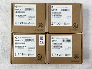 Lot 69  
            Nottingham Prem - Delivery Only 

                
4 X HP 285 SILENT WIRELESS MOUSE (SEALED)