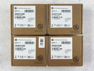 Lot 82  
            Nottingham Prem - Delivery Only 

                
4 X HP 285 SILENT WIRELESS MOUSE (SEALED)