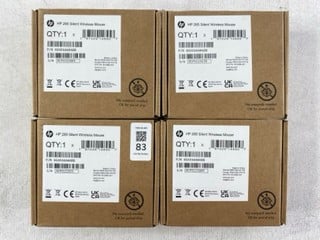 Lot 83  
            Nottingham Prem - Delivery Only 

                
4 X HP 285 SILENT WIRELESS MOUSE (SEALED)
