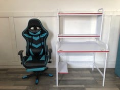 Lot 207  
            Edinburgh SR21 - Delivery Or Collection 

                
X ROCKER GAMING COMPUTER DESK + GAMING CHAIR: LOCATION - FRONT FLOOR(COLLECTION O...