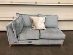 Lot 211  
            Edinburgh SR21 - Delivery Or Collection 

                
DFS.COM 2 SEATER SOFA PART, COLOR LIGHT BLUE: LOCATION - RIGHT SOFA RACKS(COLLECT...