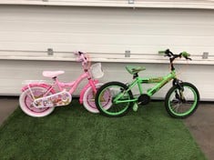 Lot 21  
            Edinburgh SR21 - Delivery Or Collection 

                
SPIKE STRIKE KIDS BIKE, SMALL FRAME, 18" WHEELS, SINGLE SPEED + LOL GIRLS BIKE, S...