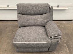 Lot 241  
            Edinburgh SR21 - Delivery Or Collection 

                
CHARCOAL GREY POWER RECLINER SOFA PART: LOCATION - RIGHT SOFA RACKS(COLLECTION OR...