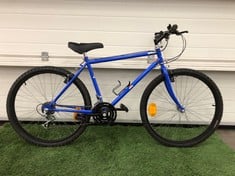 Lot 257  
            Edinburgh SR21 - Delivery Or Collection 

                
BLUE GENTS RIGID FRAME MOUNTAIN BIKE, 20" FRAME, 26" WHEELS, 15 SPEED THUMB SHIFT...
