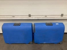 Lot 264  
            Edinburgh SR21 - Delivery Or Collection 

                
2 X BLUE CARLTON HARDSHELL SUITCASE: LOCATION - FRONT FLOOR(COLLECTION OR OPTIONA...